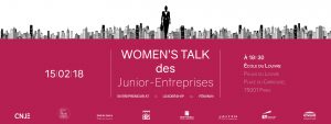Conférence Women’s Talk des Junior-Entreprises à l’École du Louvre avec #JamaisSansElles