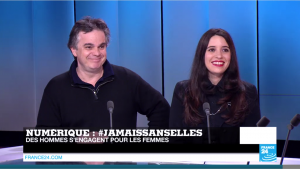 #JamaisSansElles sur France 24 : Natacha Quester-Séméon et Alexandre Jardin