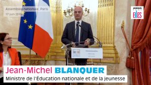 Discours de Jean-Michel Blanquer – Colloque #JamaisSansElles